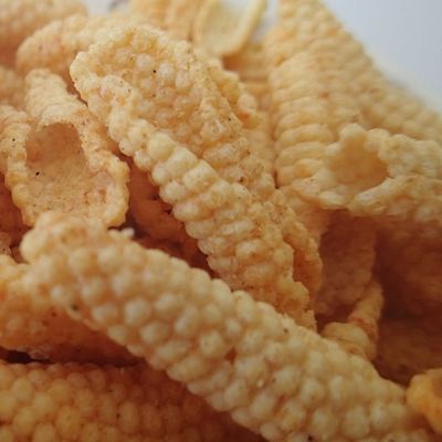 kopen Gepufte de Partijvrije tijd van graangewassenfried rice crackers golden squid Broodjes online manufacture