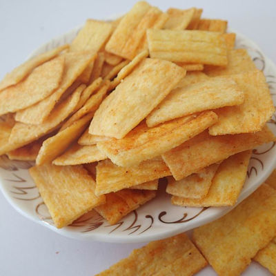 Goede prijs Japans lapje vlees en barbecue op smaak gebrachte gepufte van de de crackersnack van de voedselrijst de BARBECUEkoekjes online