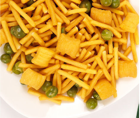 Goede prijs Heet verkoop Gemengde de Strookcracker van de Snackgarnaal met Groene Erwten Knapperige Snacks voor Partijbureau online