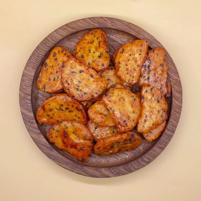 Knapperige het Zeewierkerrie Gebraden Chili Black Pepper Flavor Snack van Rijstcrackers