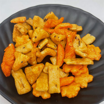 Het Japanse voedsel van de de rijstsnack van het type exotische gluten vrije mengde Knapperig de korrelkoekje van rijstcrackers