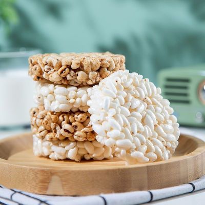 Rond van de de Rijstcracker van de Hooglandgerst de Snack Authentiek Aroma